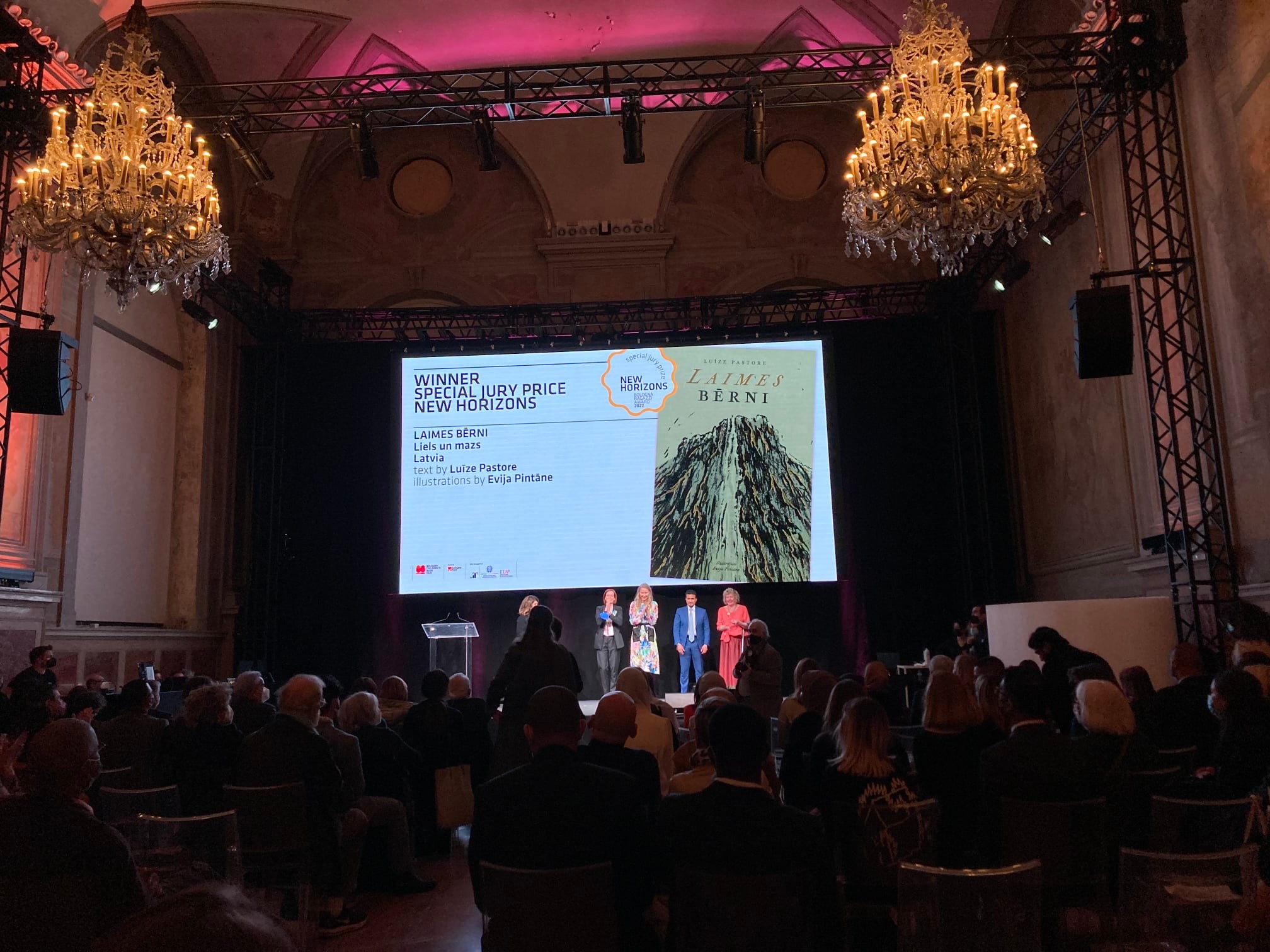 Latvian publishing house Liels un mazs has received an award as the best
children’s book publishing house in Europe of the year.